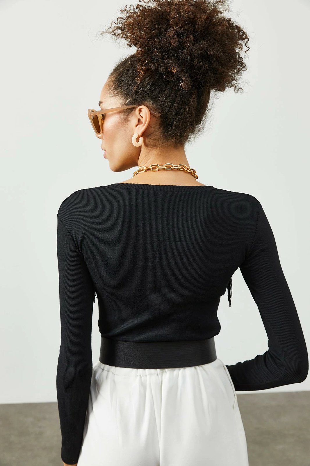 Bluzë për gra Jumeon, X2349, e zezë