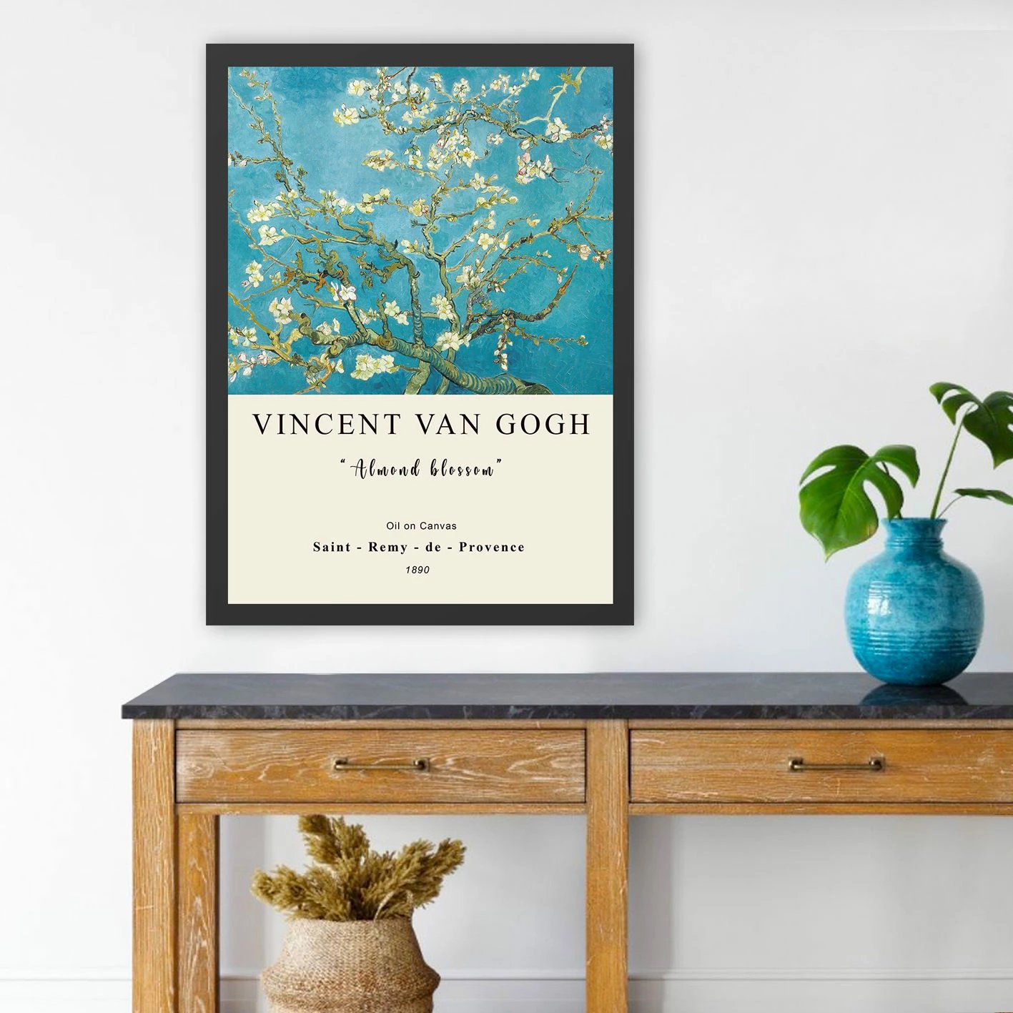 Pikturë dekorative me kornizë Wallity, SC3868942-5575, shumëngjyrëshe, 55x75cm