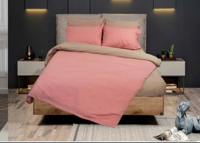 Set çarçafësh teke NEXT RAINBOW Amethyst-Smoke, 160x250cm