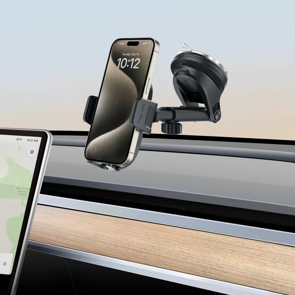 Mbajtës për celular Tech-Protect V8, universal, për veturë, i zi Mbajtës për celular Tech-Protect V8, universal, për veturë, i zi