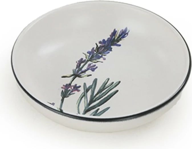 Set 6 copë tasë salce, qeramikë, Hermia Concept, të bardhë, jeshile, vjollcë, të zeza, ST489406F022AMD3600MAYD100