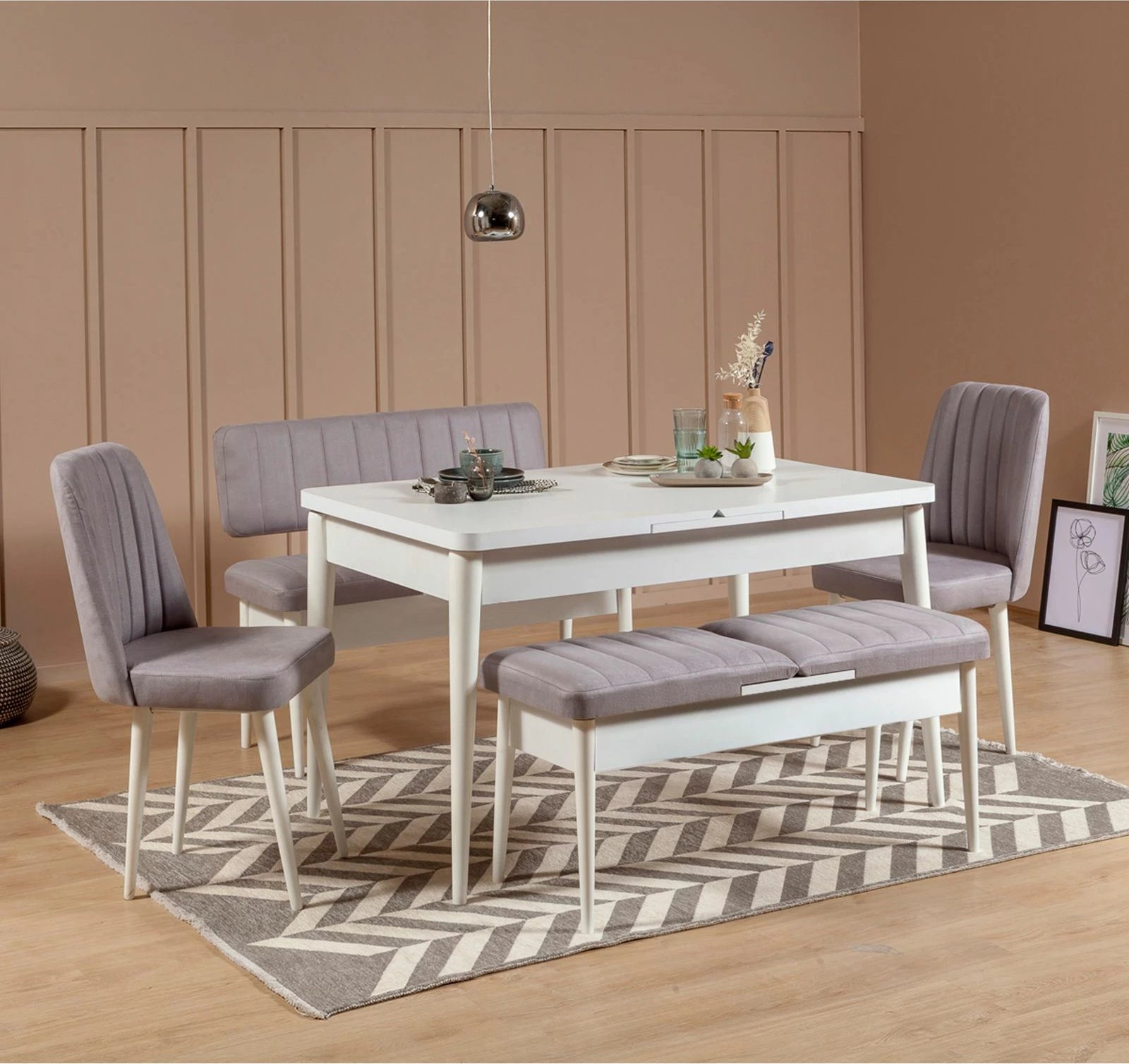 Bankë Hanah Home Vina, Soho, e bardhë