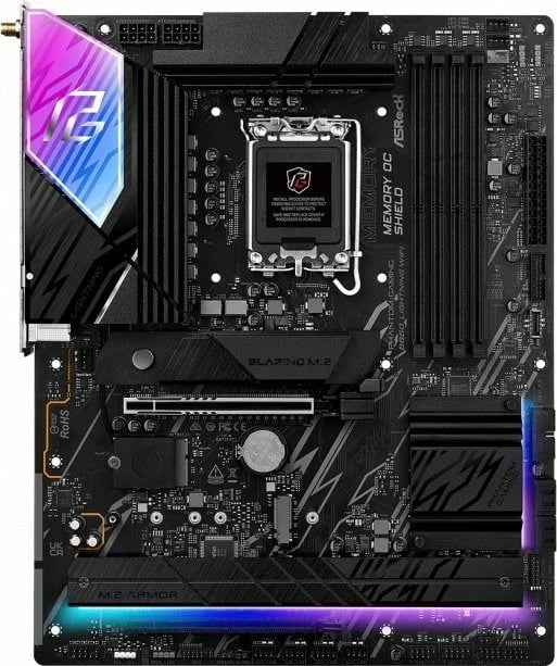 Pllakë amë ASRock B860 Lightning WiFi, ATX, Socket 1851, me WiFi, e zezë