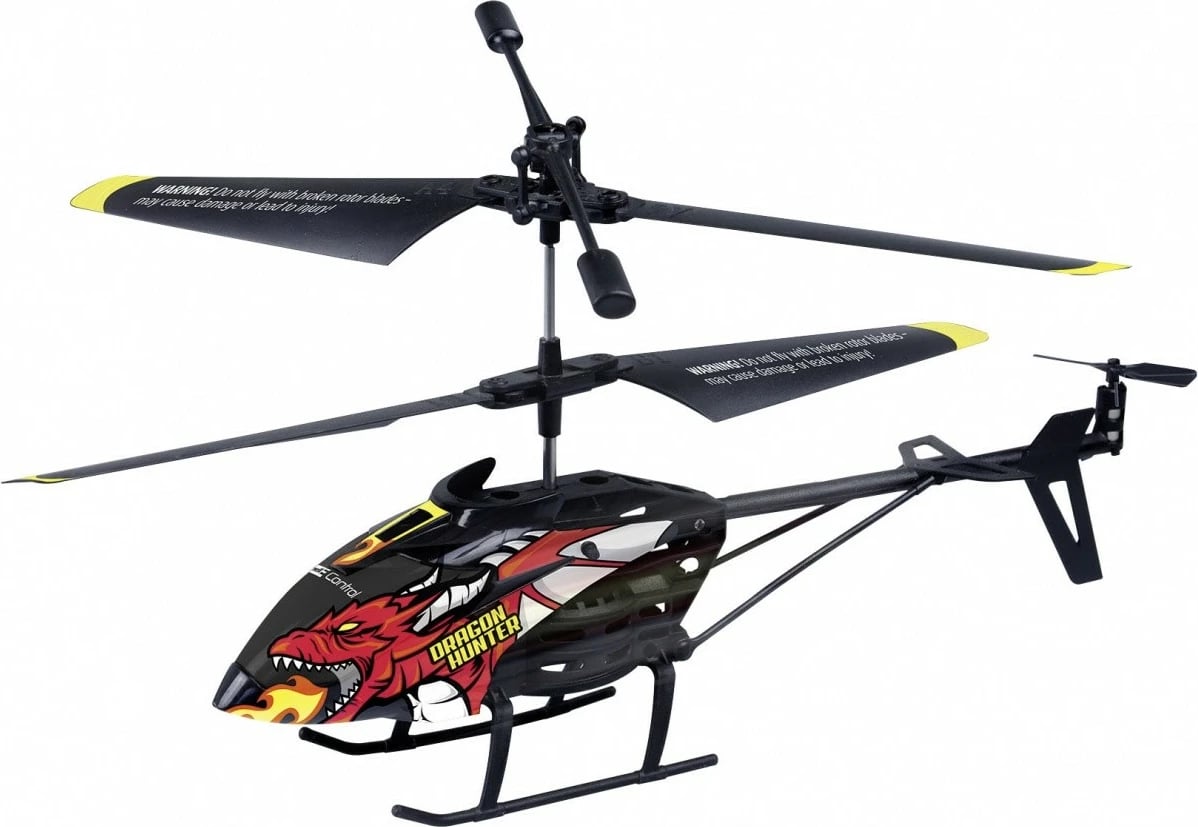 Helikopter RC Revell Dragonhunter, 12 x 4 x 21 cm, i zi/e kuqe/e verdhë