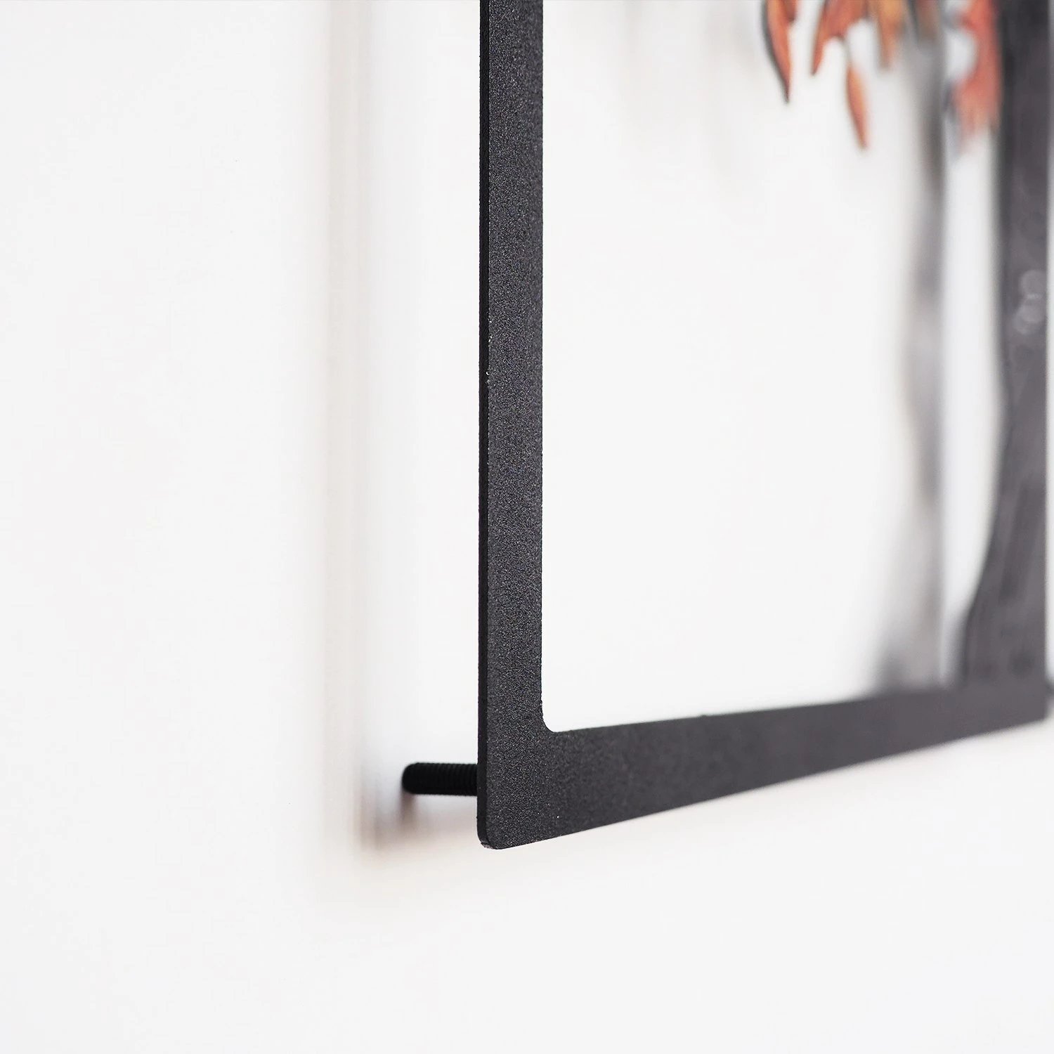 Aksesor dekorativ metalik për mur, Wallity, Autumn Vibes, set prej 4 copash, APT740 M