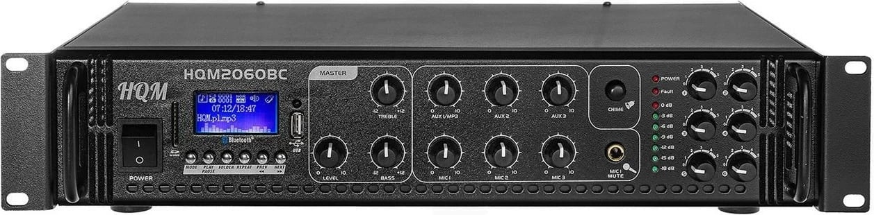 Radio amplifikator HQM2060BC, FM/MP3/Bluetooth, 60W