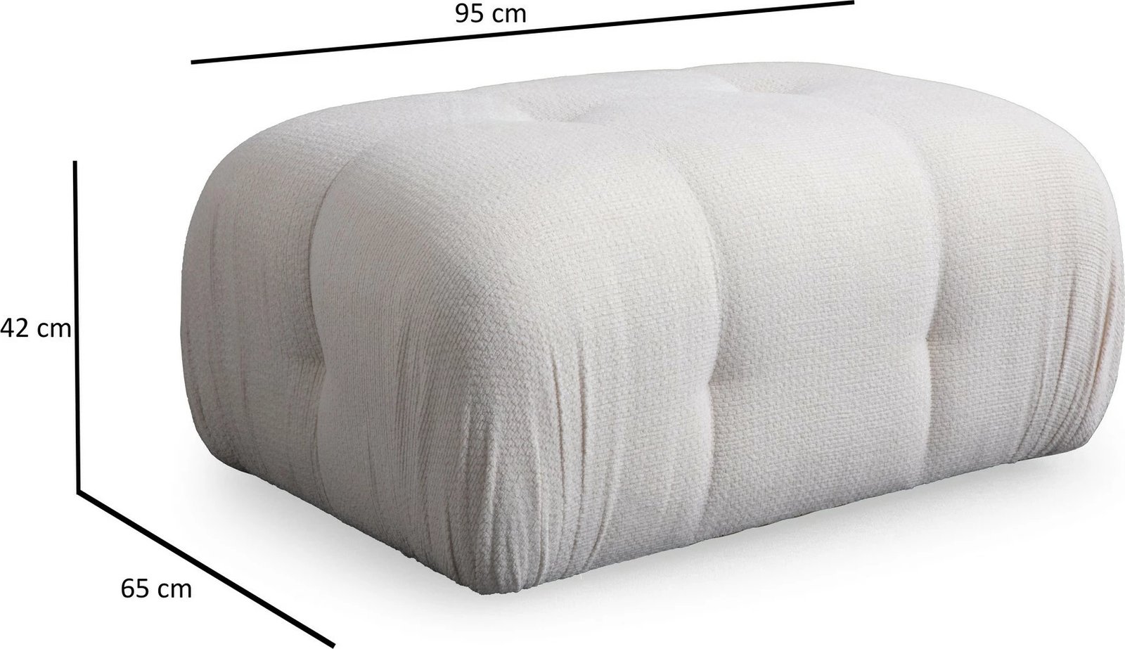 Këndare Atelier del Sofa Petite 3, e bardhë