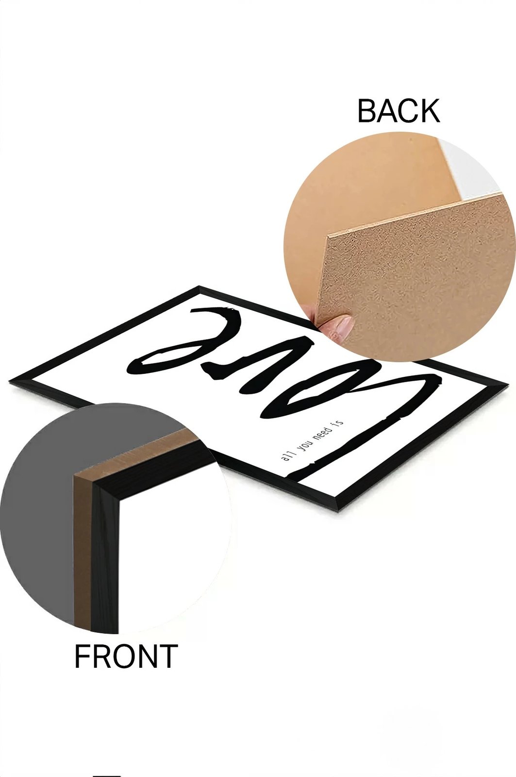 Pikturë dekorative murale Wallity, 1Artavessayaz4-3348, shumëngjyrëshe, 33x48cm