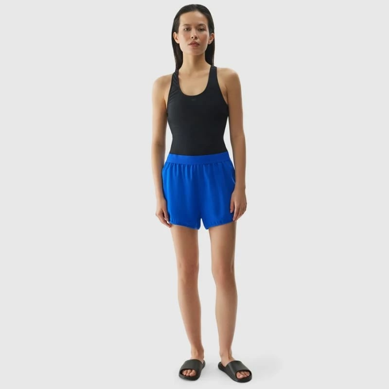 Shorce për femra 4F, blu
