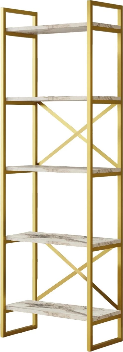 Raft librash Hanah Home, Vg3-Ge, mermer dhe ari