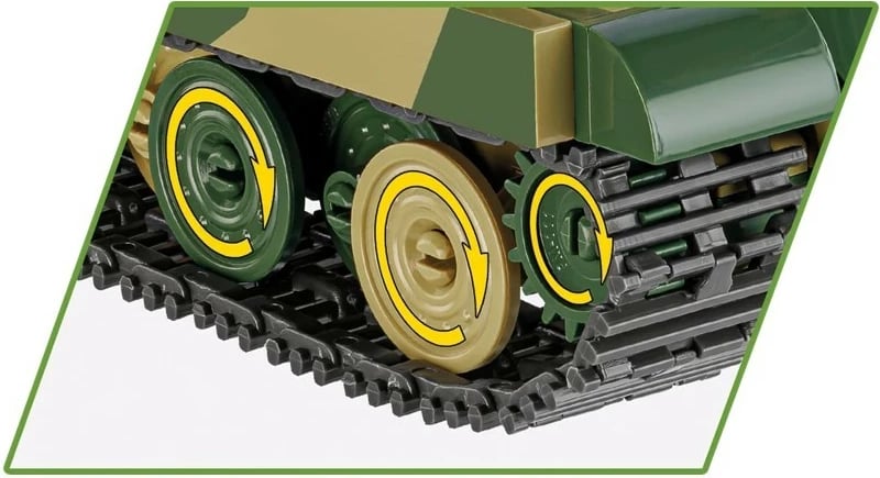 Set ndërtimi Cobi Klocki Panzerjäger Tiger Ausf. B Jagdtiger, 528 pjesë, kamuflazh