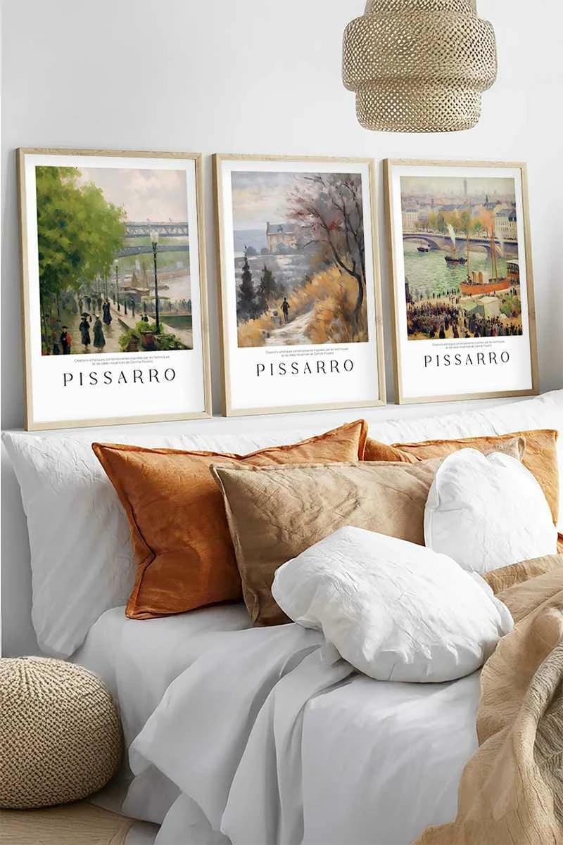 Pikturë dekorative me kornizë MDF (3 copë), Wallity, Huhu552, 20x30cm