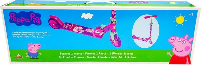 Skuter dy-rrotësh GLOBIX 3321 Peppa Pig, Multikolor