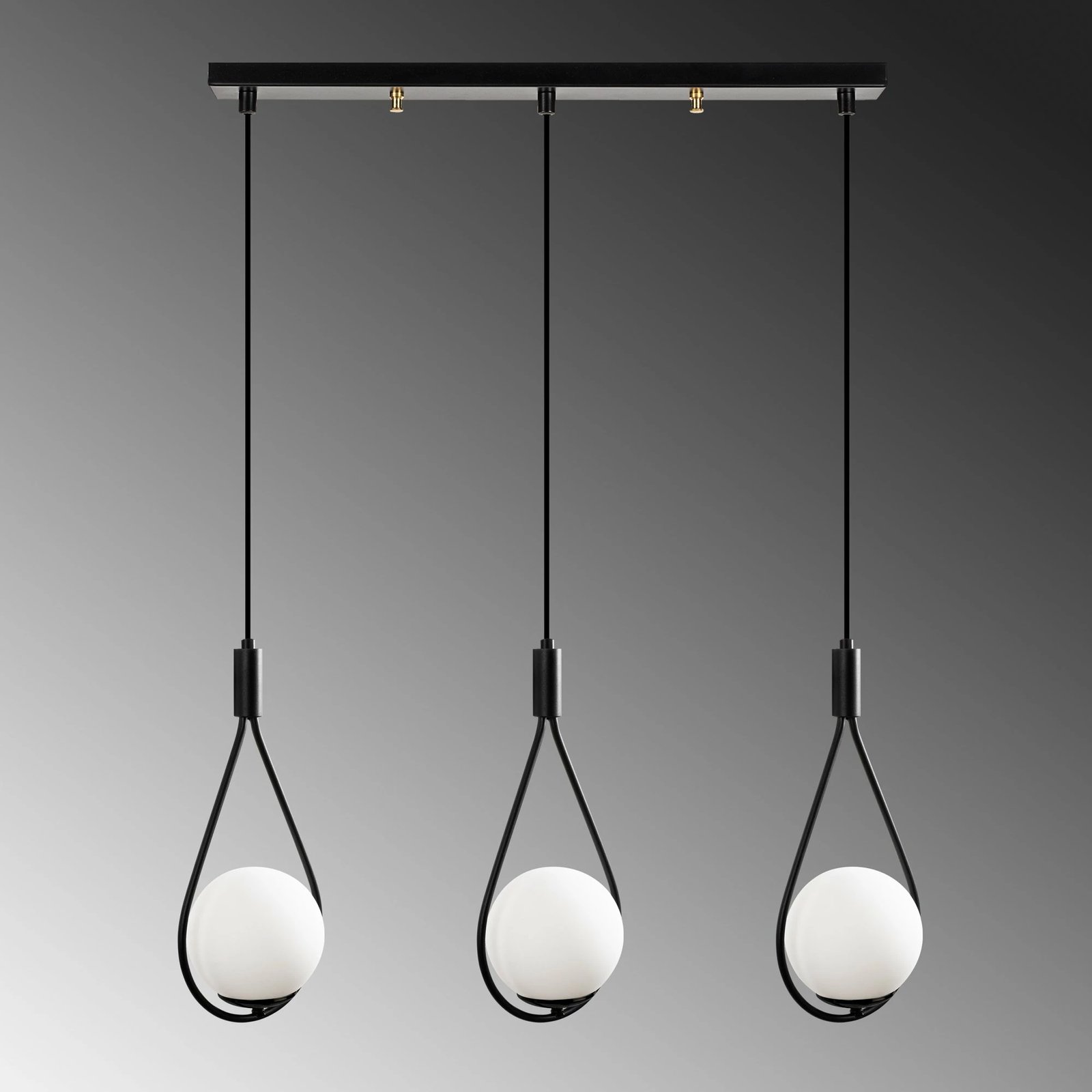 Llambë tavani Opviq, GMN-00009, trup hekuri, ngjyrë e zezë, lartësi e rregullueshme