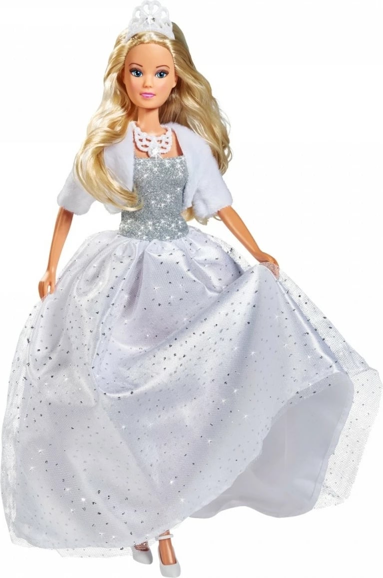 Kukull Steffi Love White Dream, 29 cm, me fustan të bardhë dhe aksesorë