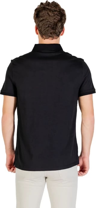 Polo për meshkuj Calvin Klein Jeans, e zezë