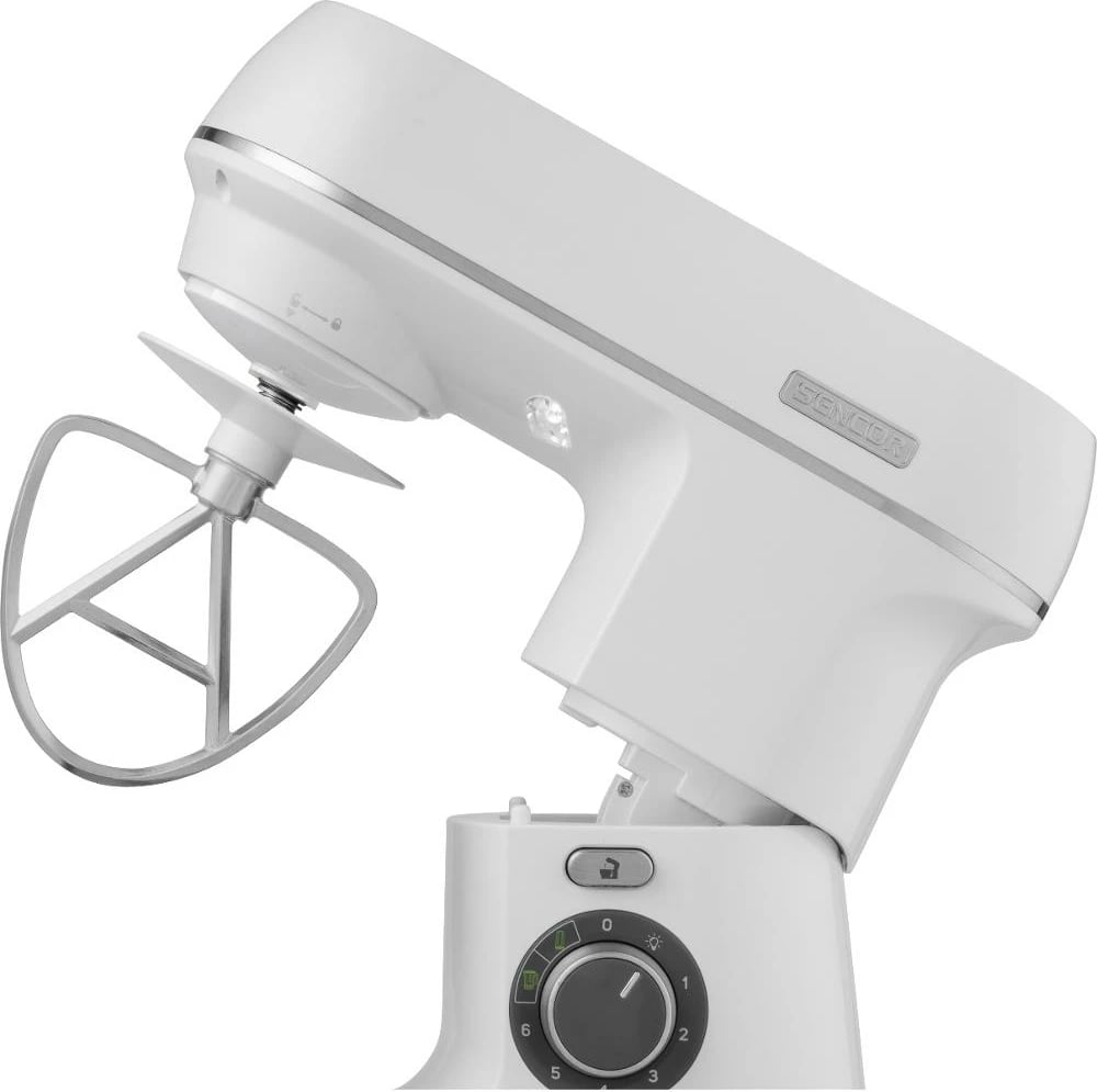 Mikser për kuzhinë Robot Sencor STM 3750WH-EUE3, i bardhë Mikser për kuzhinë Robot Sencor STM 3750WH-EUE3, i bardhë