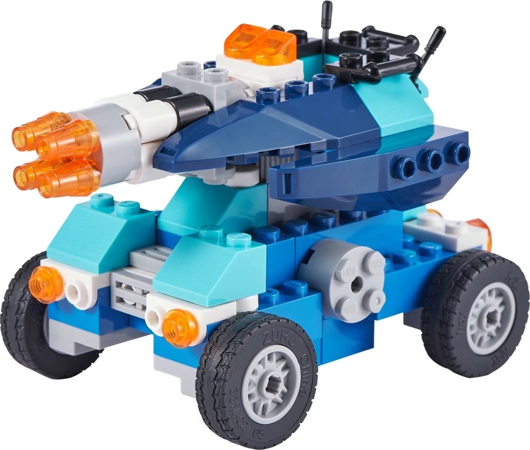 Set blloqe ndërtimi ZURU Max Build More, 100+ pjesë, me figurë, plastikë