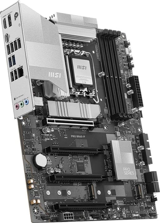 Pllakë amë MSI PRO B860-P, Intel B860, Socket LGA 1851, ATX, E zezë