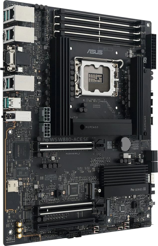Pllakë amë ASUS PRO WS W880-ACE SE, ATX, Socket LGA 1851, Gri