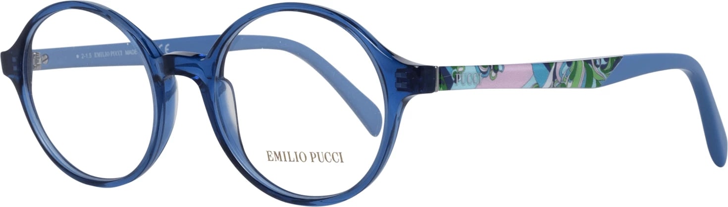 Korniza optike për femra Emilio Pucci, të kaltërta