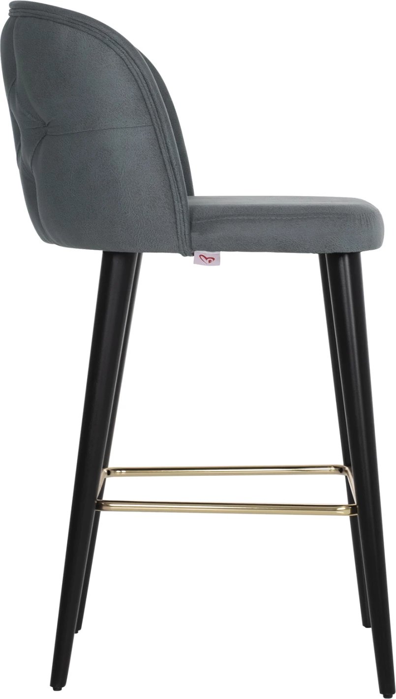 Karrige për bar profesionale MARCELLO FH9280.20, ngjyrë gri, dru, 50x58x100H cm