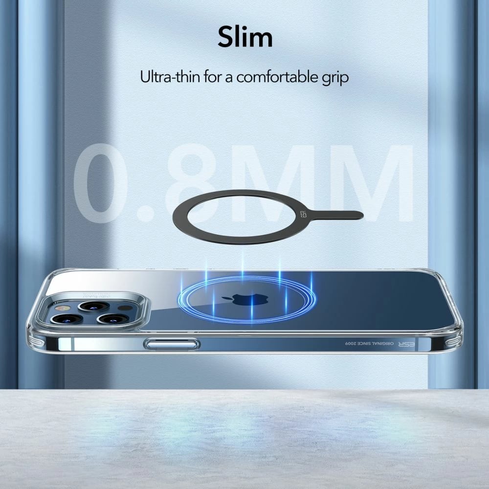 Unaza universale MagSafe ESR HaloLock, 2 copë, e zezë