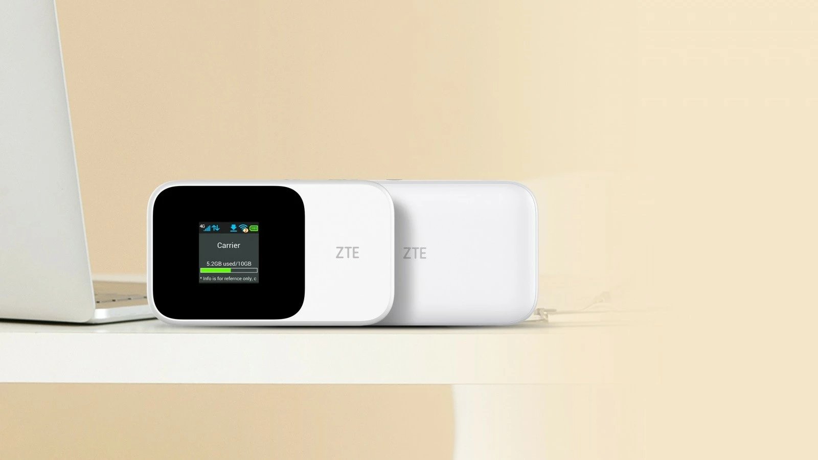 Router portabël ZTE MF986D, LTE Kat 12, i bardhë