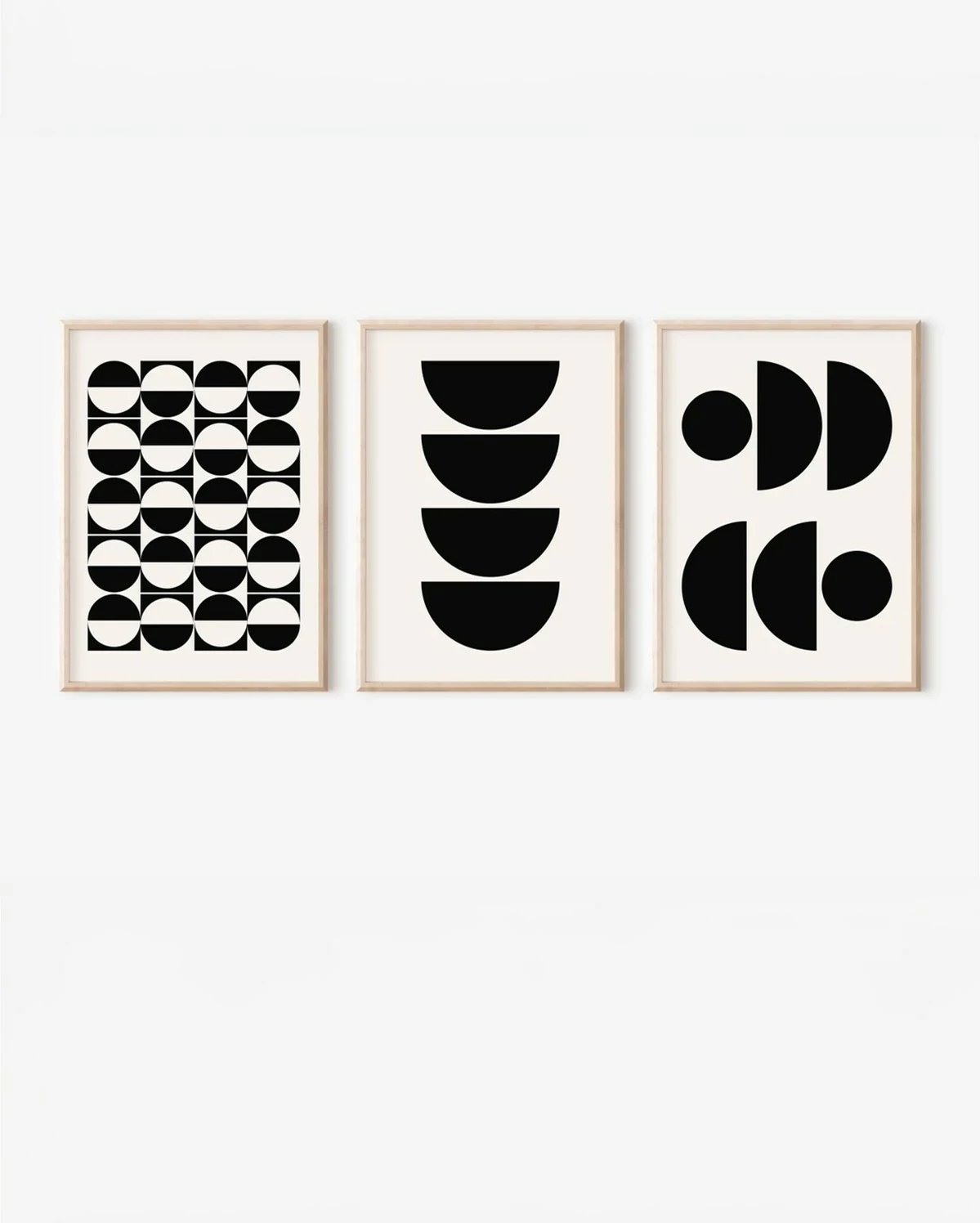 Pikturë dekorative me kornizë (3 copë), Wallity, 3Dartsohoset33