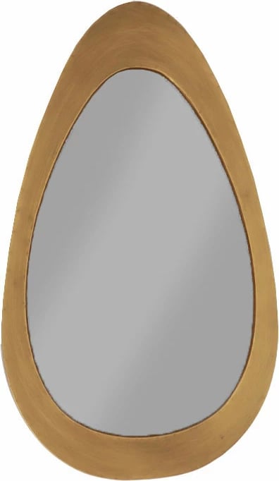 Pasqyrë Galet, ngjyrë ari metalik, 39x2x65cm