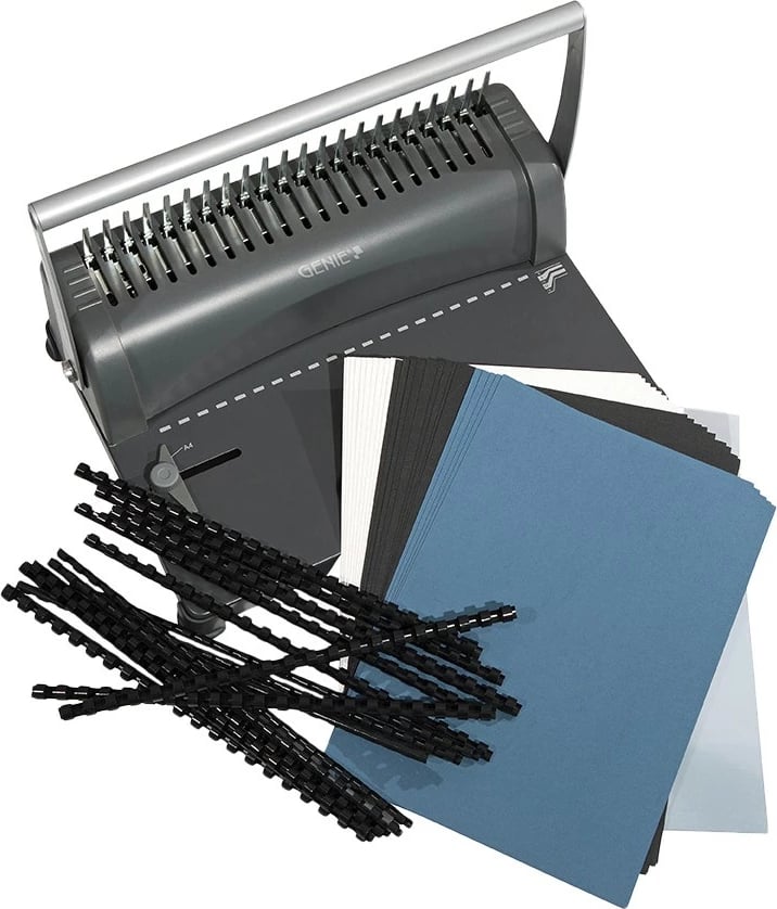 Lidhëse manuale dokumentesh GENIE CB 850, 350 fletë, e zezë
