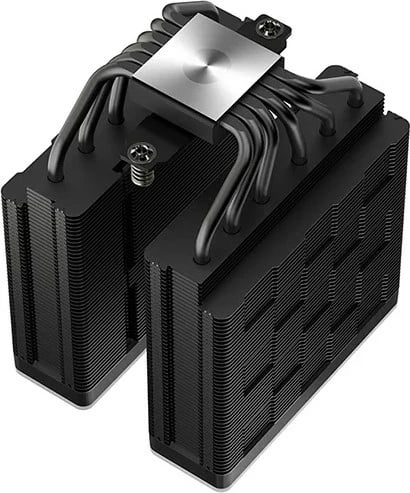 Ftohës ajri për procesor DeepCool AG620 BK ARGB V2, 12 cm, 2 ventilatorë, i zi