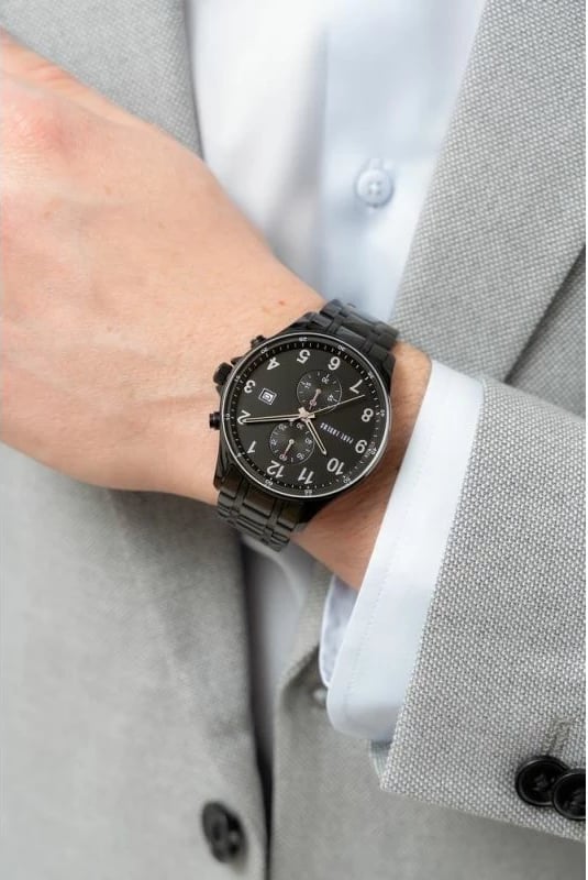 Orë dore për meshkuj Paul Lorens, e zezë