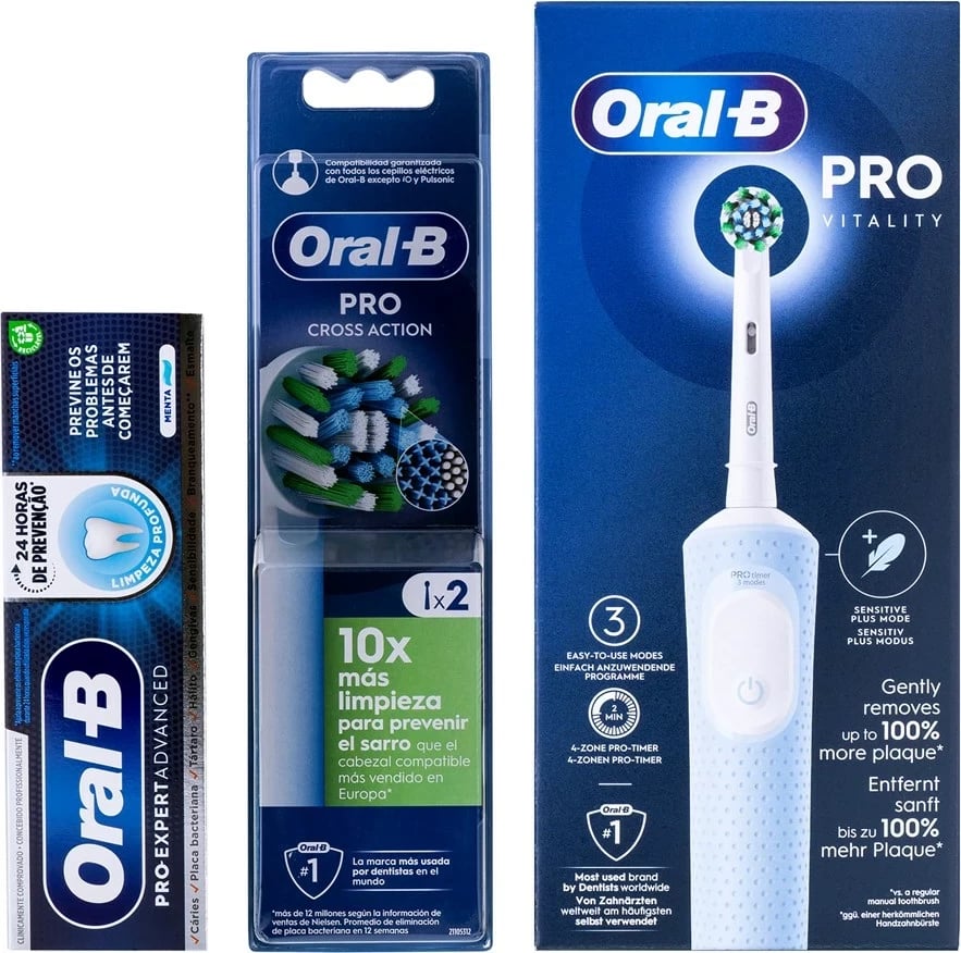 Furçë dhëmbësh elektrike Braun Oral-B Vitality Pro D103, e kaltër