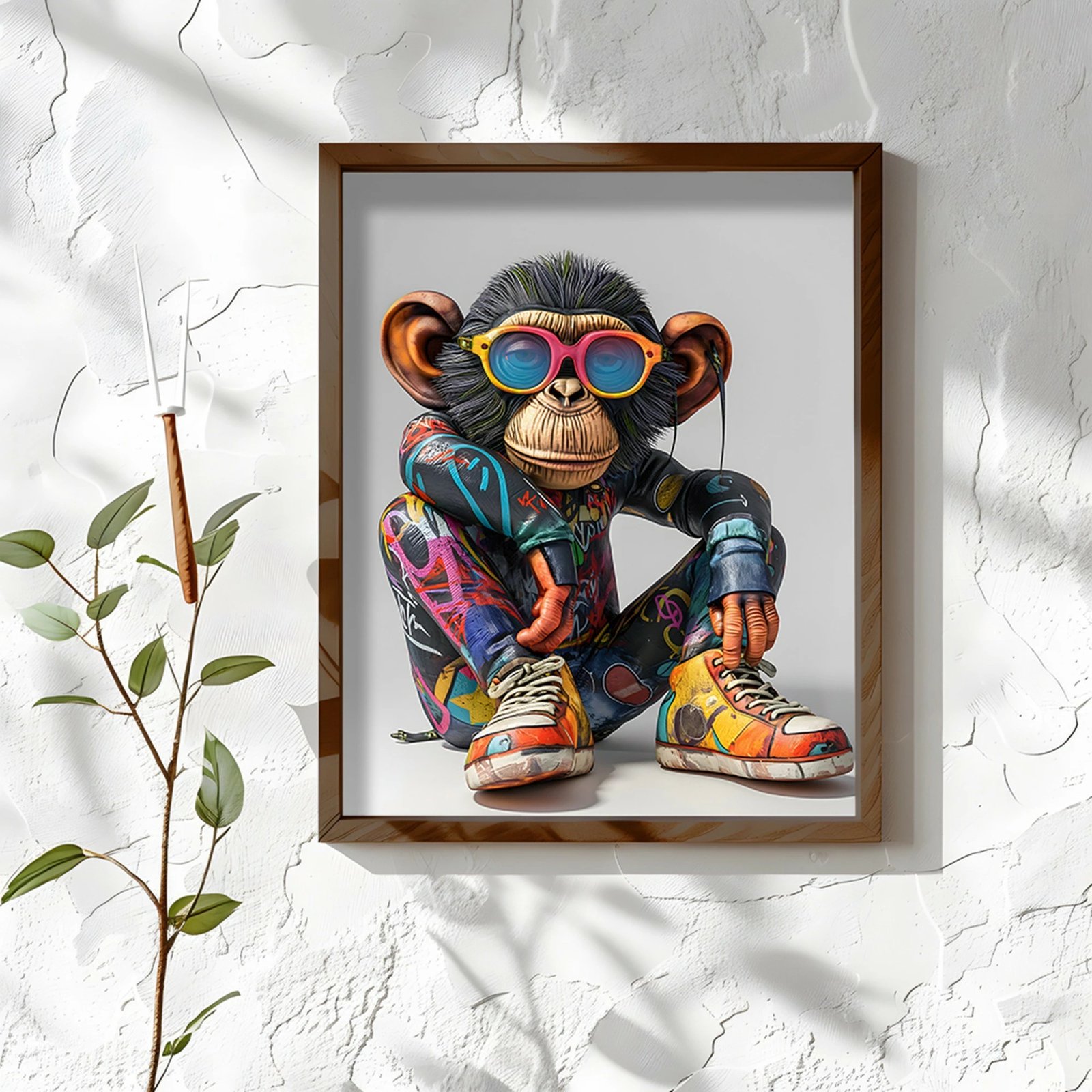 Pikturë dekorative me kornizë MDF, Wallity, AI162