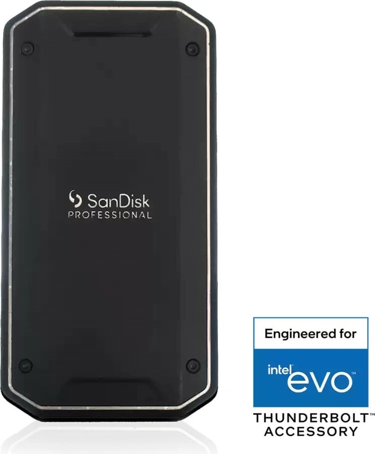 SSD i jashtëm Sandisk Pro G40 1TB, Thunderbolt 3, USB-C, IP68, i zi