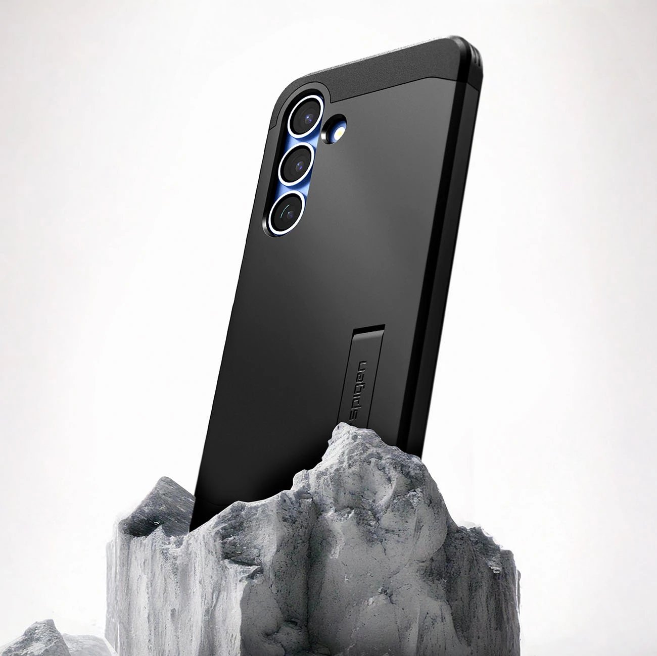 Mbështjellës Spigen Tough Armor MagSafe për Samsung Galaxy S25, zi