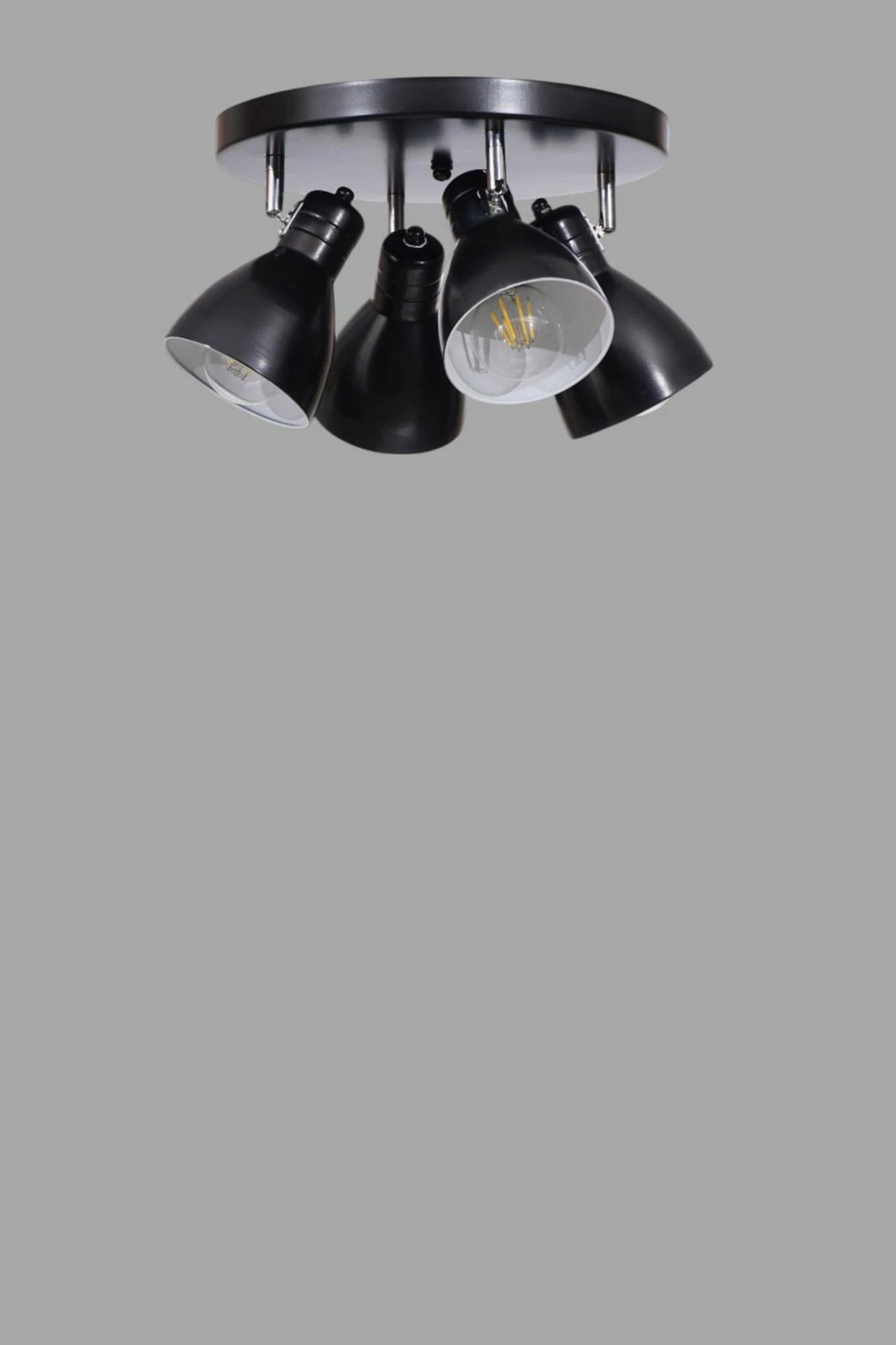 Llambë tavani Opviq, 8998-4, metal, e zezë
