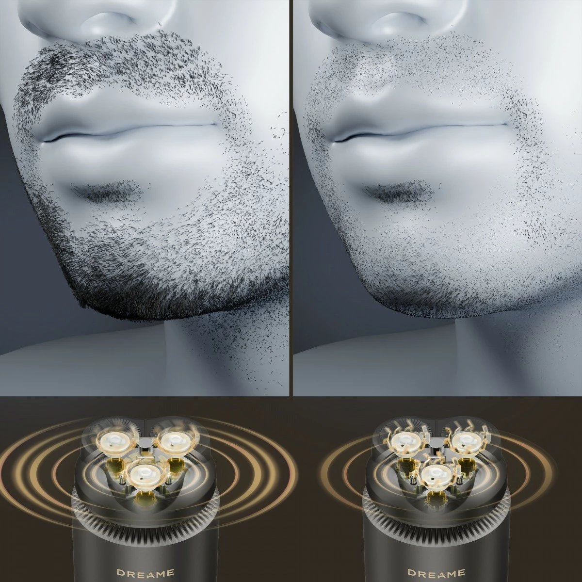 Makinë rroje Dreame S7, jetë baterie 90 min, karikim 90 min, për meshkuj, e zezë