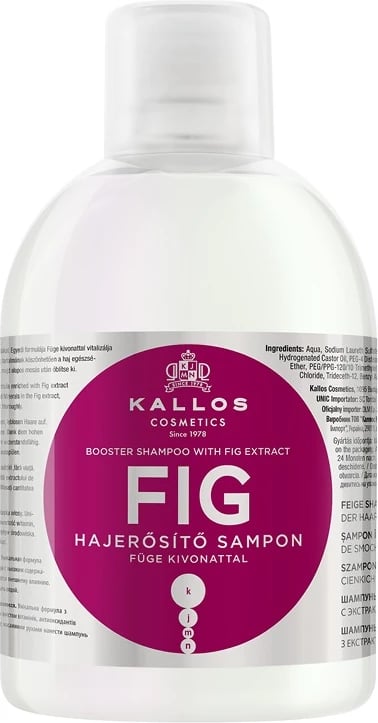 Shampon për femra Kallos Fig Booster, 1000ml
