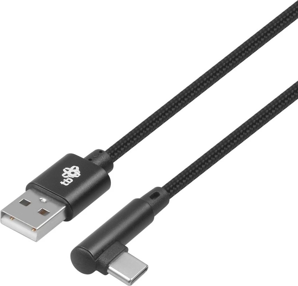 Kabllo USB në USB Type-C TB AKTBXKUCSBA15KB, 1.5m, kënduar, e zezë