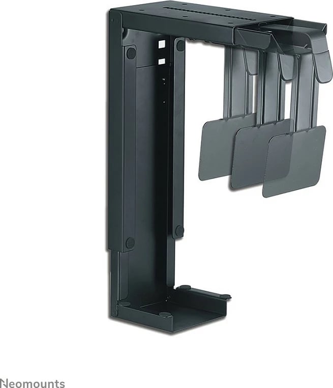 Mbajtës për kasë Neomounts Newstar CPU-D100BLACK, montim në tavolinë, çelik, i zi