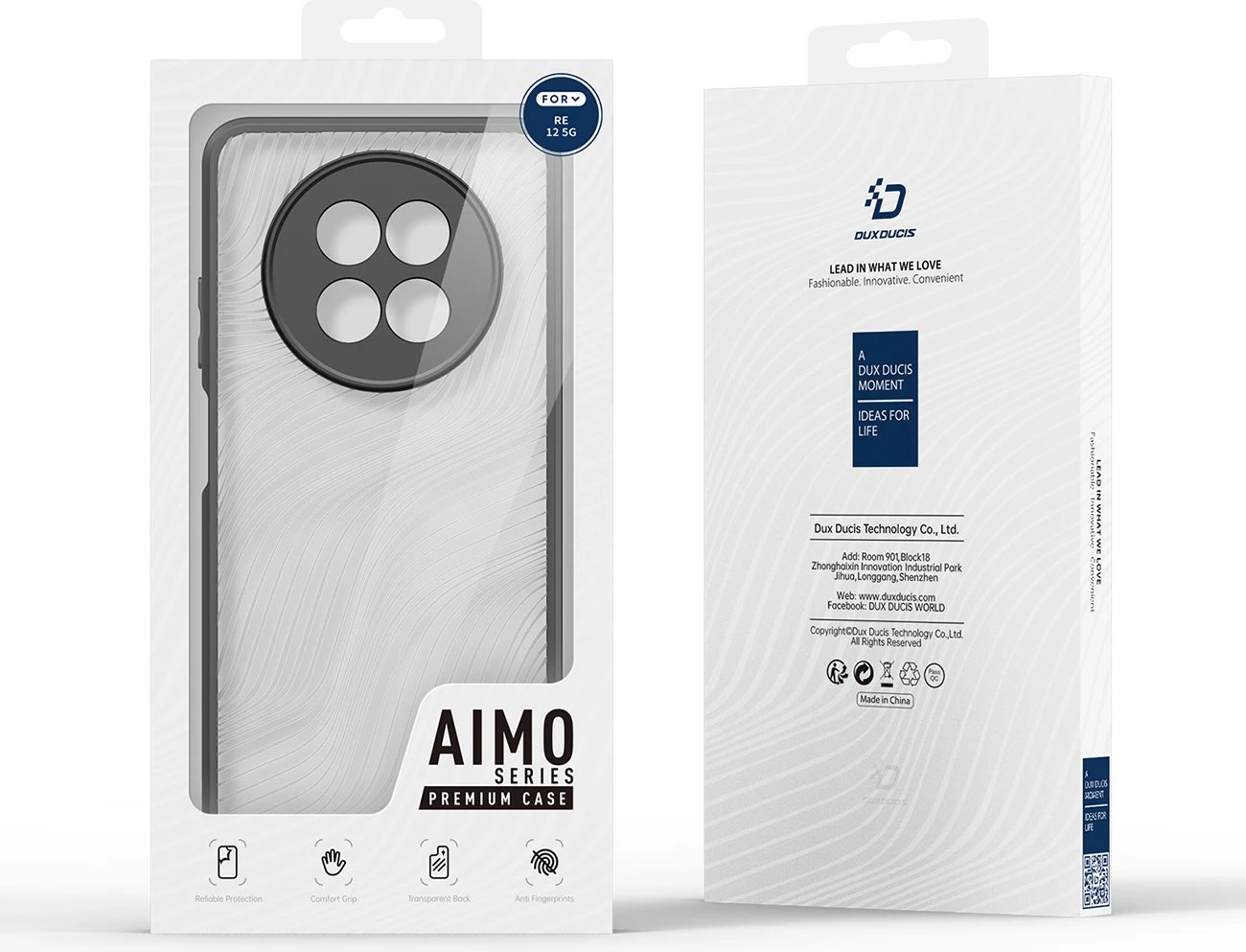 Mbështjellës Dux Ducis Aimo për Realme 12 / 12x 5G, i zi