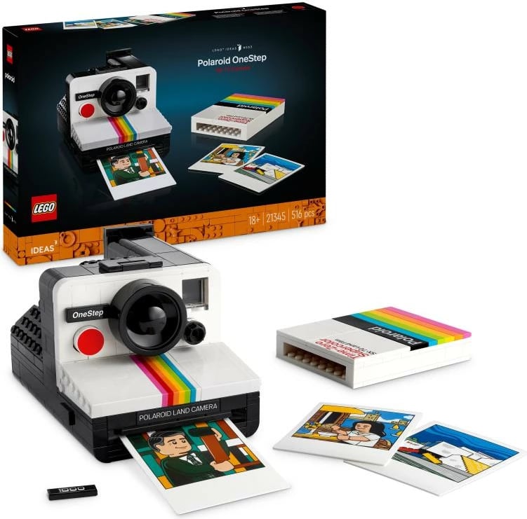 Set LEGO Ideas Polaroid OneStep SX-70 21345, 516 copëza, 18+