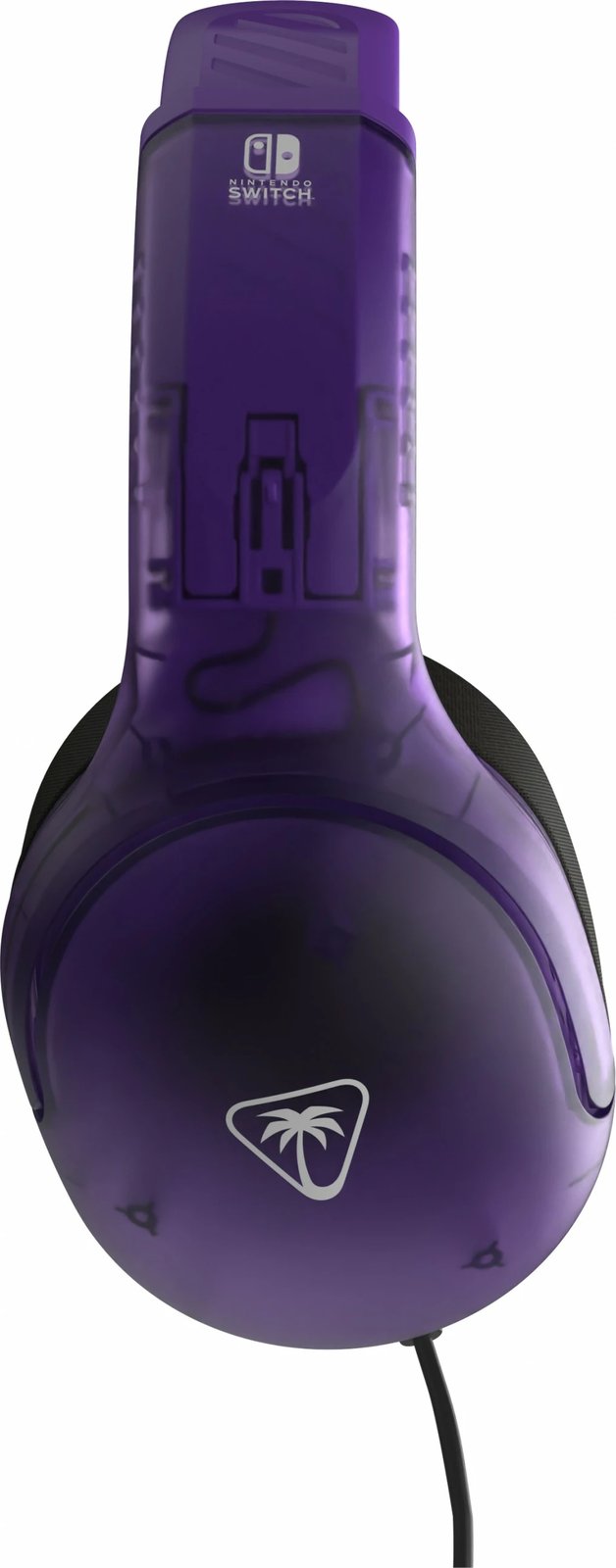 Kufje Turtle Beach Airlite Fit NS Ghost Lila, me mikrofon, për gaming, 3.5mm, e zezë/vjollcë