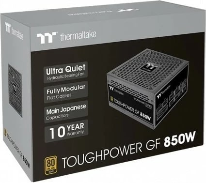 Kasë energjie Thermaltake ToughPower GF 850W, modular, 80 PLUS Gold, e zezë