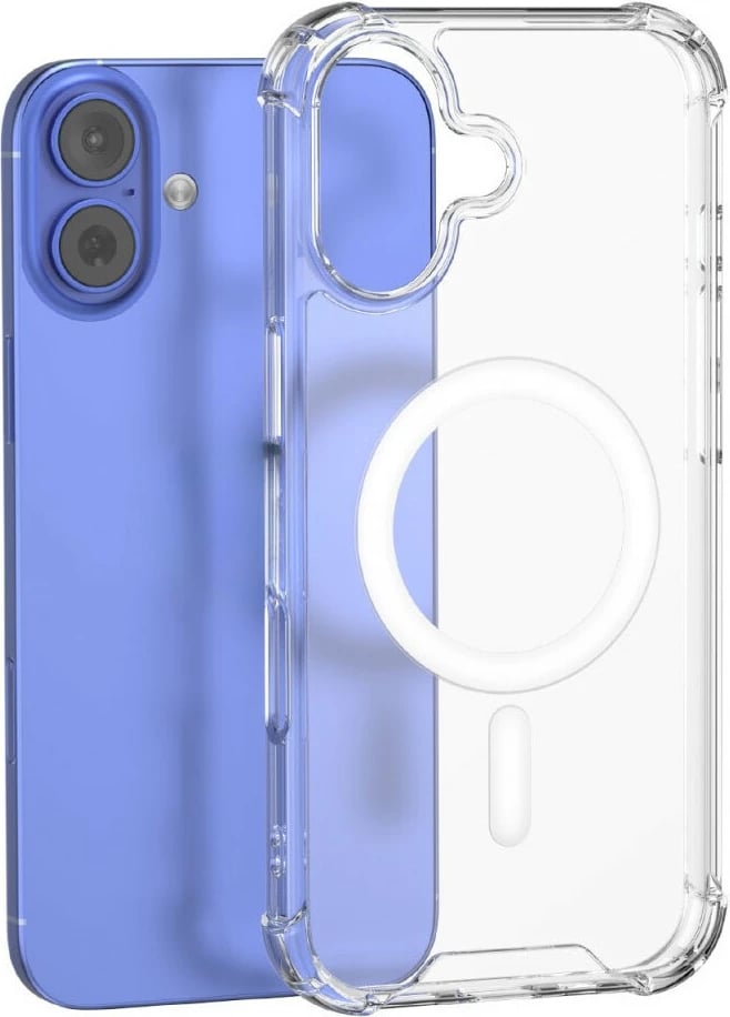 Mbështjellës 4smarts Hybrid Case Ibiza për iPhone 17, transparent