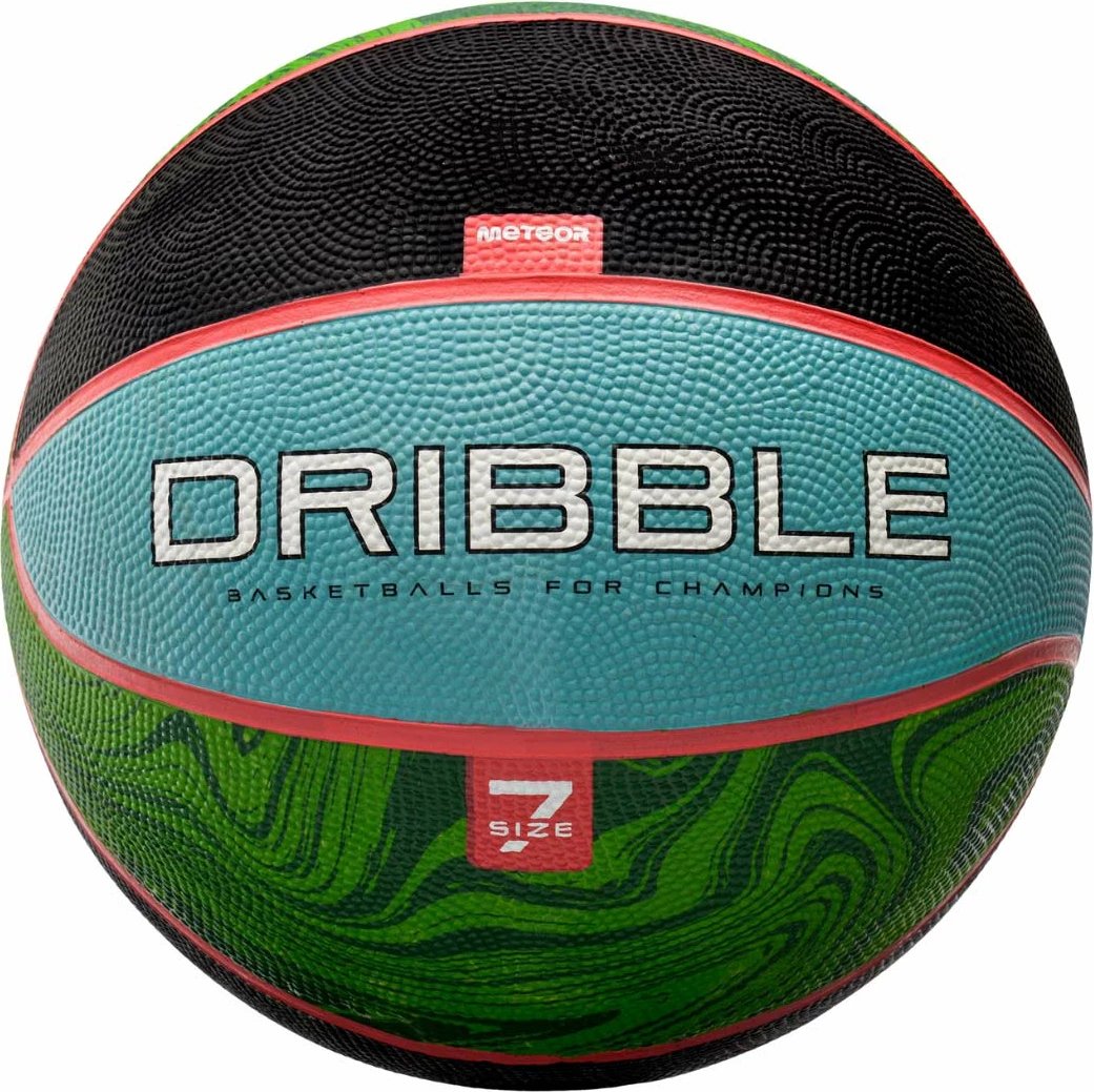 Top basketbolli Meteor për meshkuj, blu-jeshile-e zezë