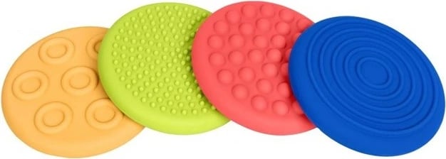 Set disqe sensorike Tullo, 4 copë, ngjyra të ndryshme