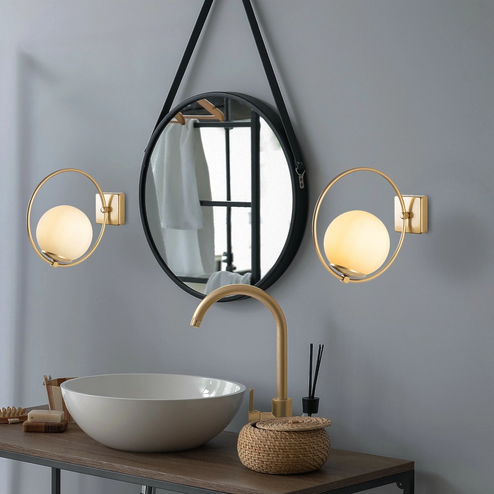 Llambë muri Opviq, Dolunay - 3912, ngjyrë ari